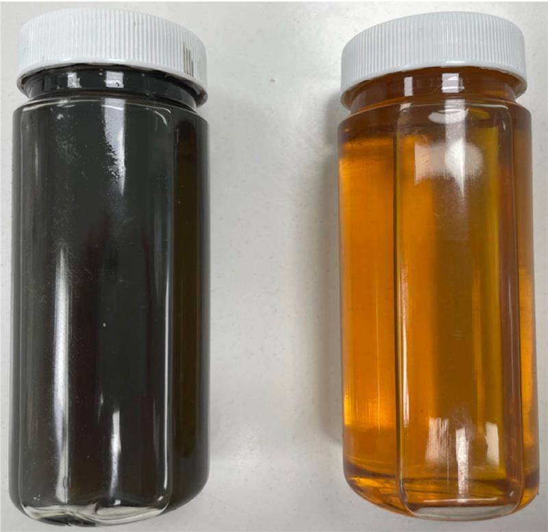 before and after Fluid comparison - Delta-xero